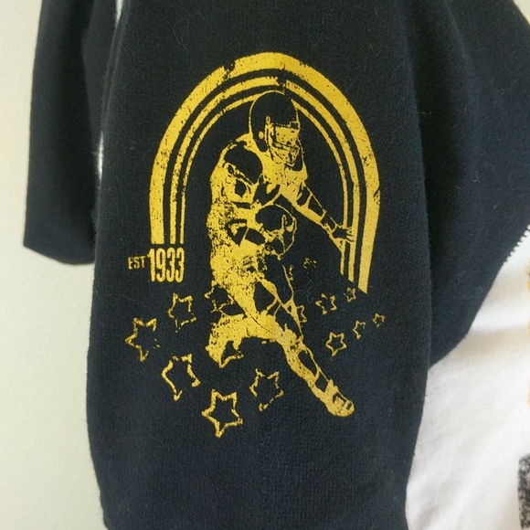 [GIII4her] Steelers embroidered 3/4 sleeve hoodie - Picture 4 of 7